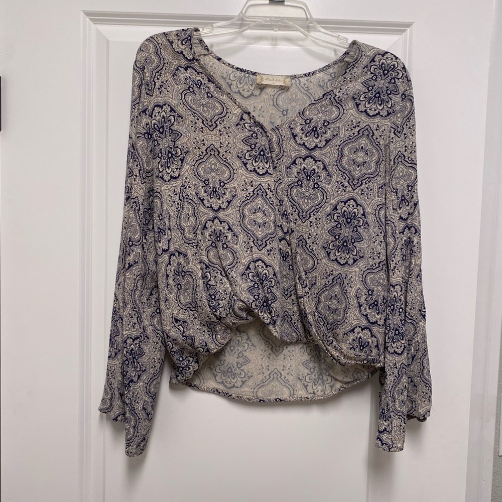 Altar’d State blue paisley top